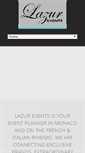 Mobile Screenshot of lazurevents.com